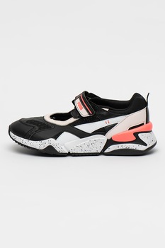 Puma, Sandale cu aspect colorblock Nova Puma, Sandale cu aspect colorblock Nova