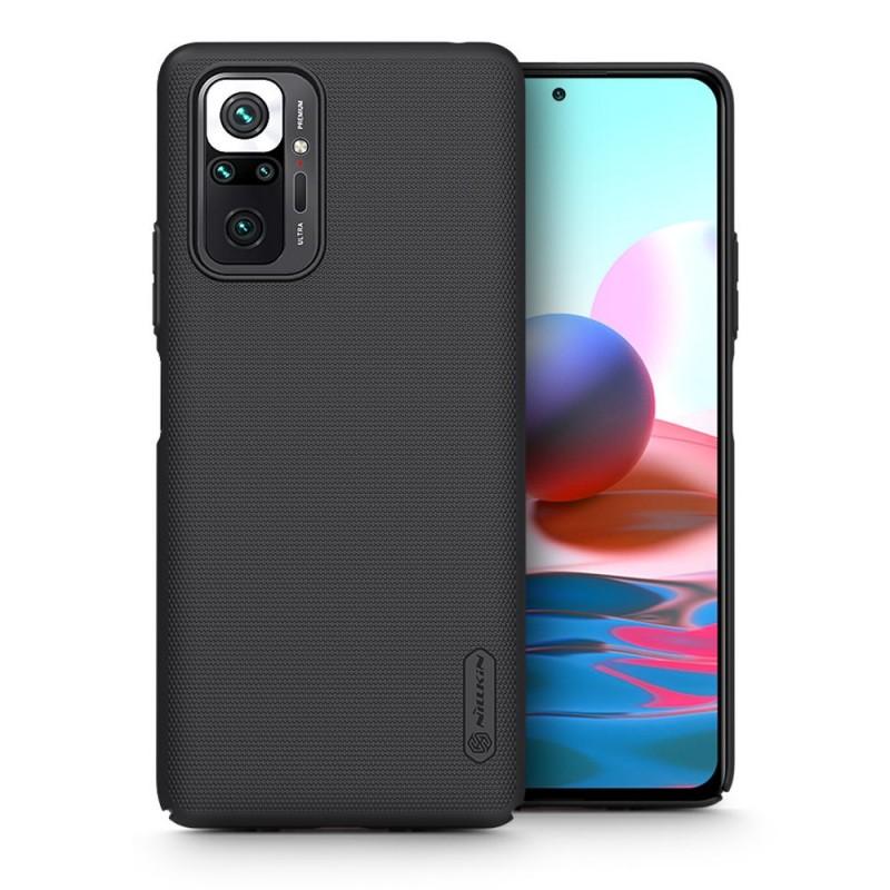 Carcasa Nillkin Frosted Shield compatibila cu Xiaomi Redmi Note 10 Pro Black