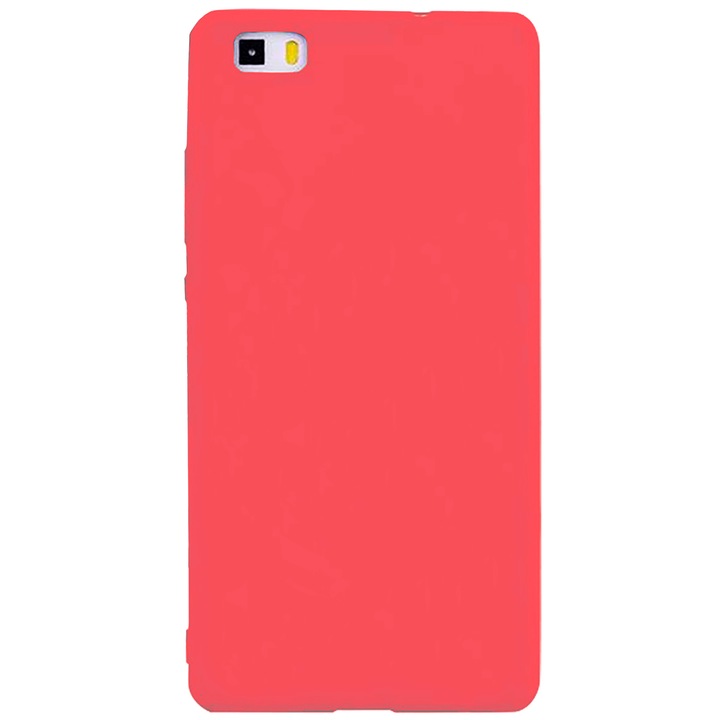 Husa de protectie United Case pentru Huawei P8, TPU, Rosu