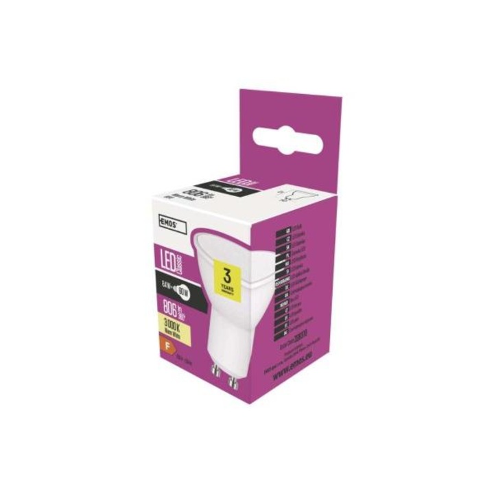 Led izzó Classic MR16, GU10, 8,4 W (60 W), 806 lm, meleg fehér ZQ8370 8592920084601
