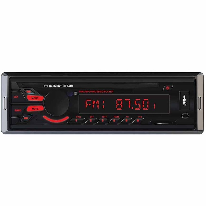 Радио MP3 плеър за кола PNI Clementine 8440 1 DIN с SD и USB