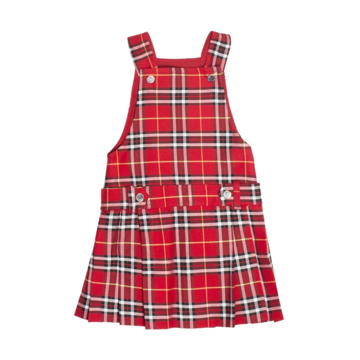 Rochie Special Day cu bretele ajustabile cu capse, rosie, 4 ani