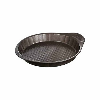 Forma de tort Pyrex Asimetria Otel inoxidabil 27 cm Forma de tort Pyrex Asimetria Otel inoxidabil 27 cm