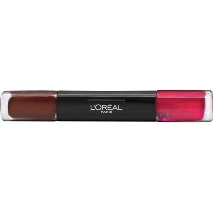 Lac de unghii L'Oreal Infallible Gel Nail Polish, 21 Always a lady, 2x5ml