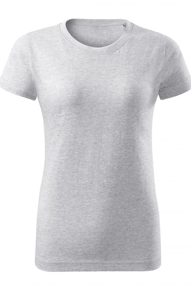 Tricou pentru dama Basic Free, Gri deschis