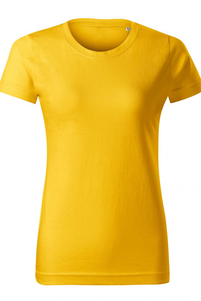 Tricou pentru dama Basic Free, Galben