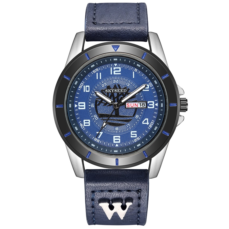 Ceas barbatesc Fonmor, Afisaj dublu, 30M, Impermeabil, Bleumarin