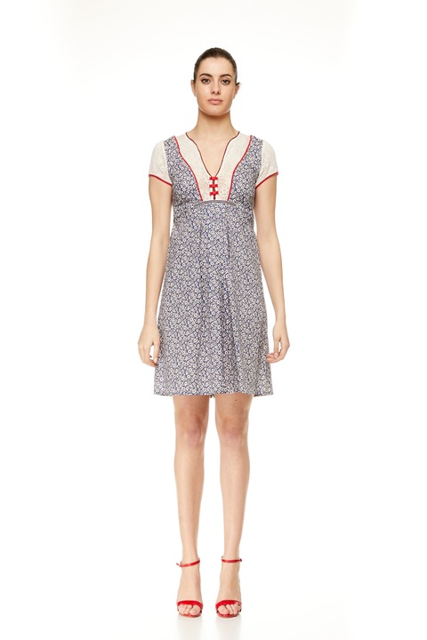 Rochie dama cu flori Mercedes de Miguel, Multicolor, Multicolor