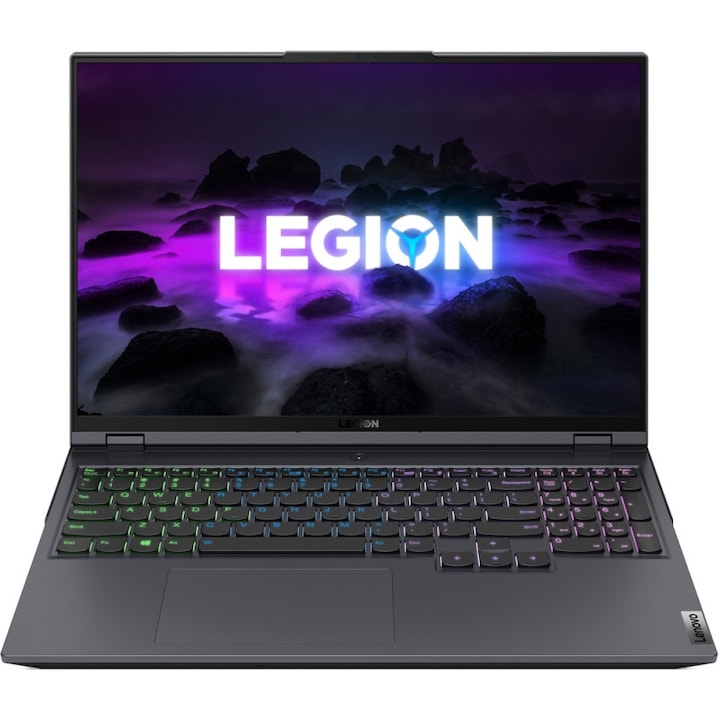 Лаптоп Gaming Lenovo Legion 5 Pro 16ACH6, AMD Ryzen™ 7 5800H, 16, WQXGA, 165Hz, RAM 16GB, 512GB SSD, NVIDIA® GeForce® RTX™ 3050 Ti 4GB, No OS, Storm grey