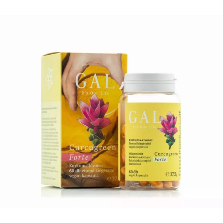 Supliment alimentar Curcugreen Forte 60 caps, Gal Vital