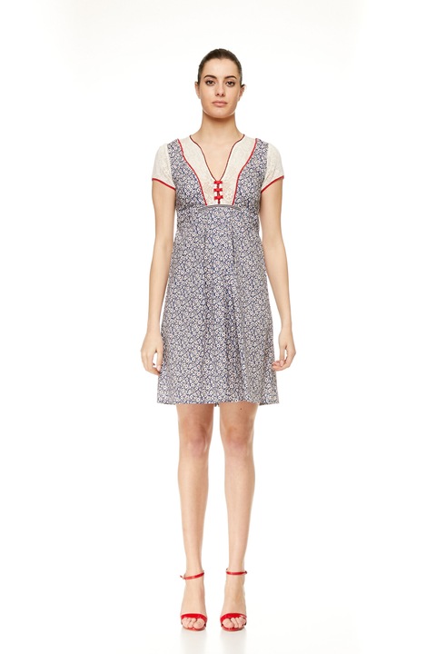 Rochie dama cu flori Mercedes de Miguel, Multicolor, Multicolor