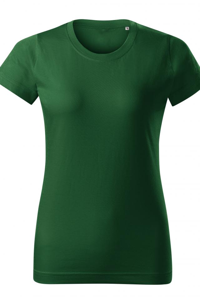 Tricou pentru dama Basic Free, Verde sticla
