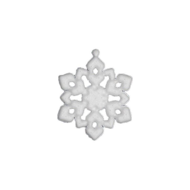 Fulg de zapada, h.8cm polistiren HD, COLORARTE