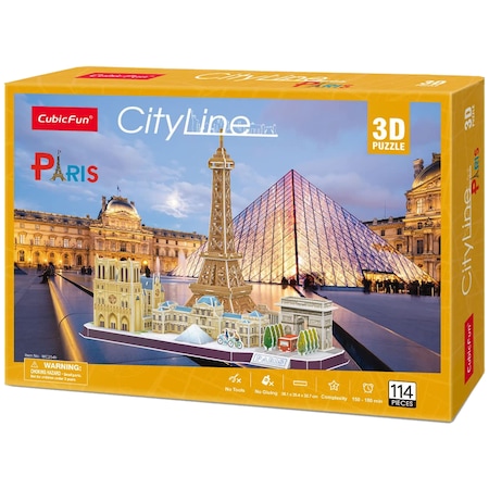 Cubic Fun City Line Paris — puzzle 3D