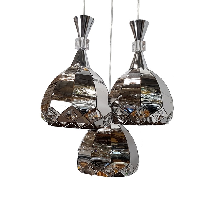 Lustra cu 3 pendule, Wiggins, E27