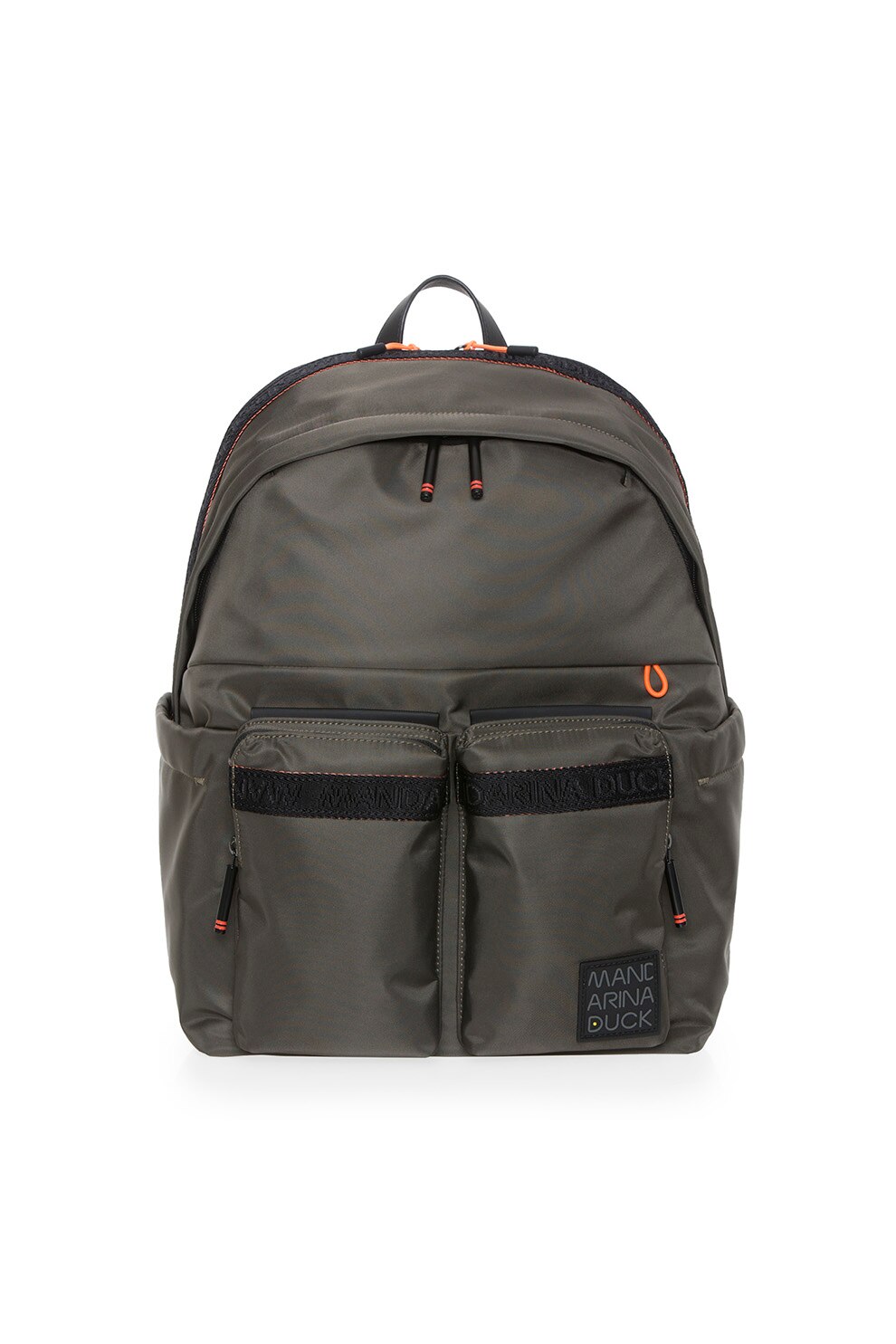 Mandarina Duck, Rucsac cu detalii logo Warrior, Verde militar
