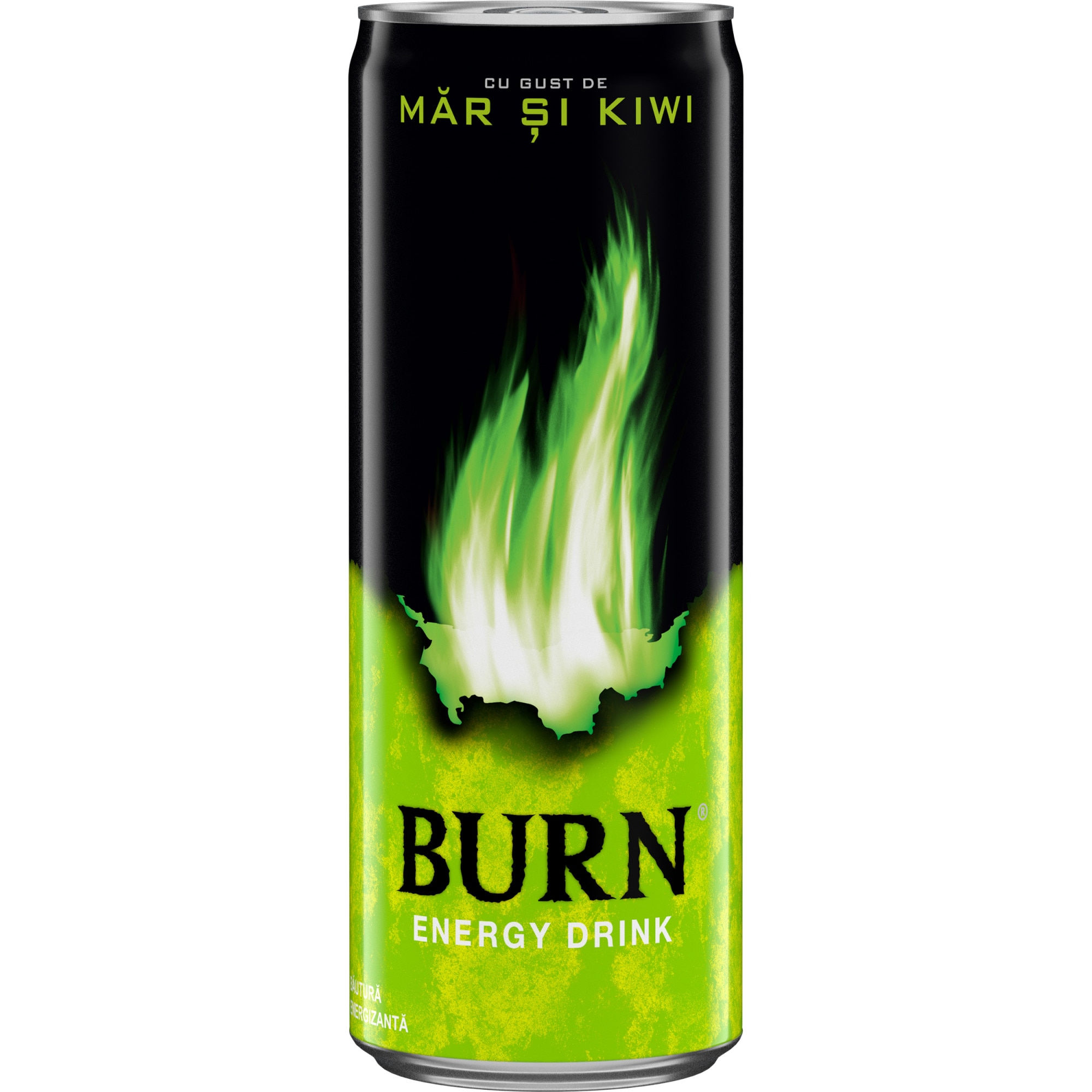Bautura Energizanta Burn, Apple Kiwi, Doza, 0.25l