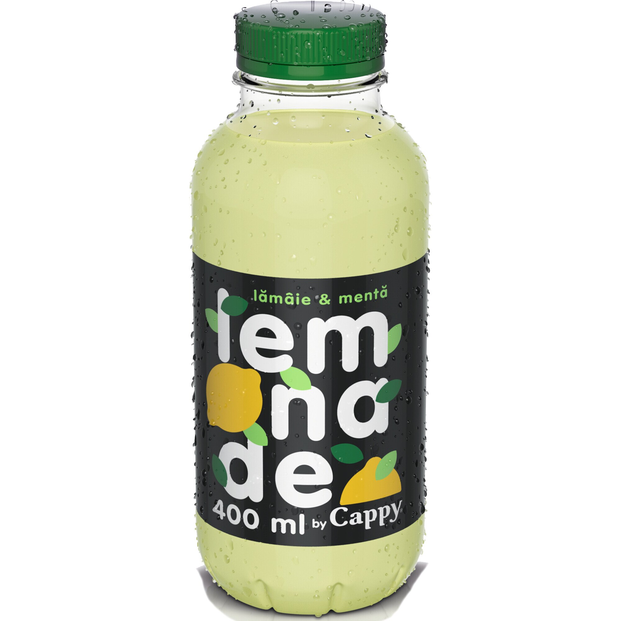 Bautura Necarbogazoasa Cappy Lemonade Lamaie si Menta, Pet, 0.4l