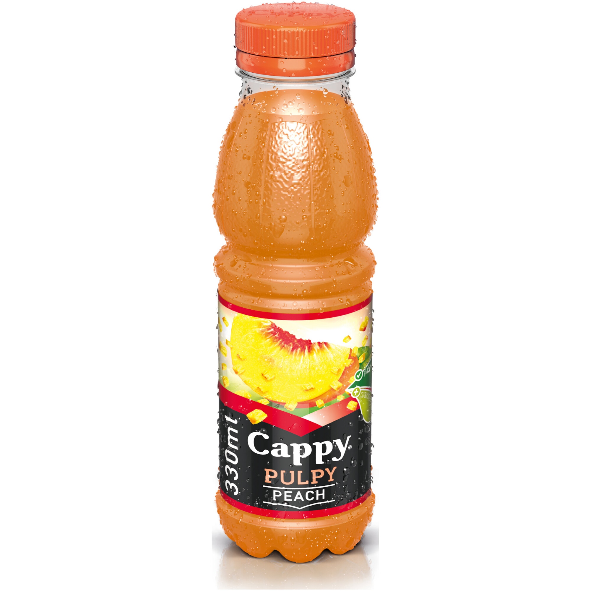 Bautura Necarbogazoasa Cappy Pulpy Piersica, Pet, 0.33l