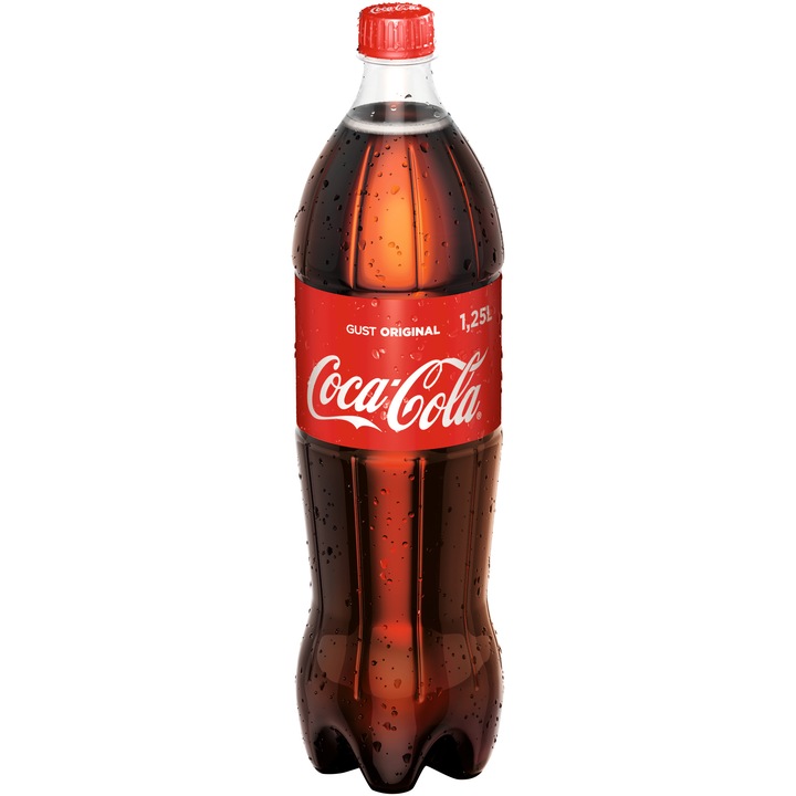Bautura Carbogazoasa Coca-Cola Gust Original, Pet, 1.25l