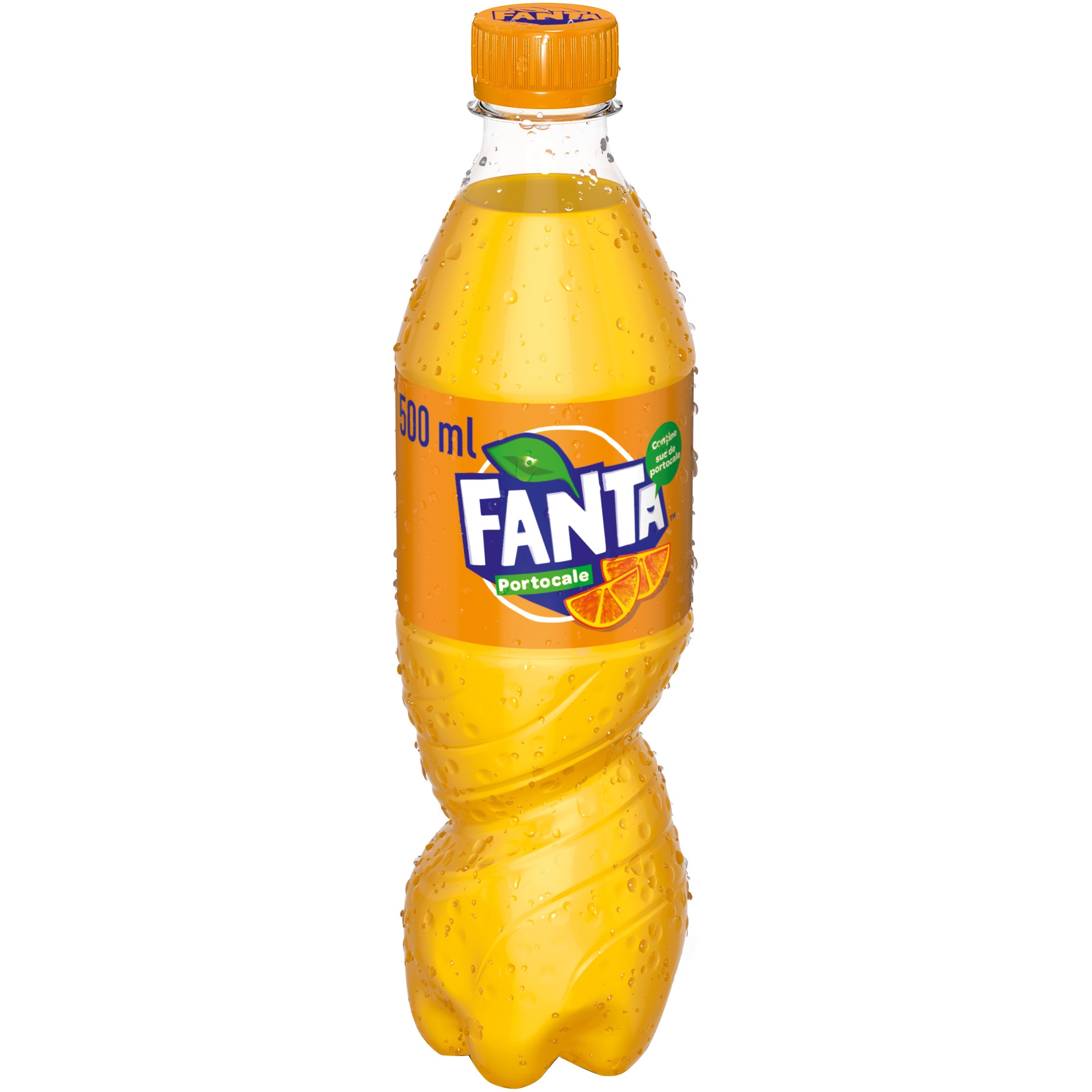 Bautura Carbogazoasa Fanta Portocale, Pet, 0.5l