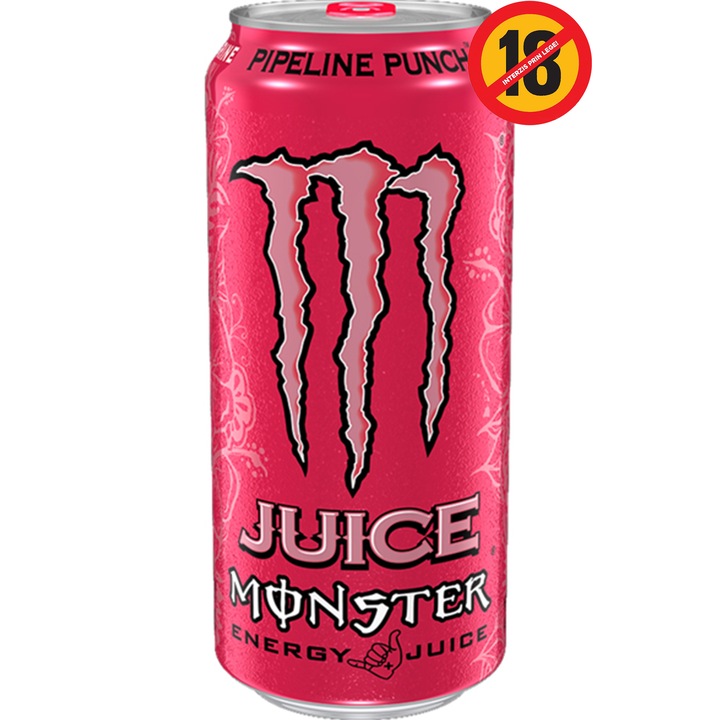 Bautura Energizanta Monster Pipeline Punch, Doza, 0.5l