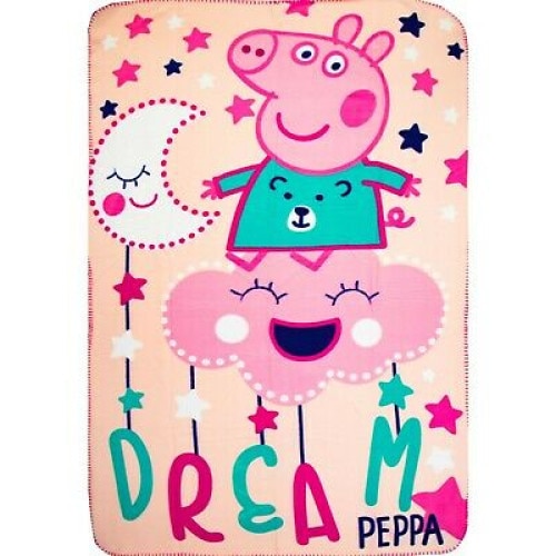 Patura Peppa Pig Dream 100x150 cm Roz