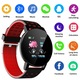 Смарт Гривна Smartis 119 Plus Waterproof, Android, iOS/ Android, Bluetooth, Водоустойчив, Кръвно, Пулс, Tracker, Крачкомер, Червен
