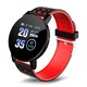 Смарт Гривна Smartis 119 Plus Waterproof, Android, iOS/ Android, Bluetooth, Водоустойчив, Кръвно, Пулс, Tracker, Крачкомер, Червен