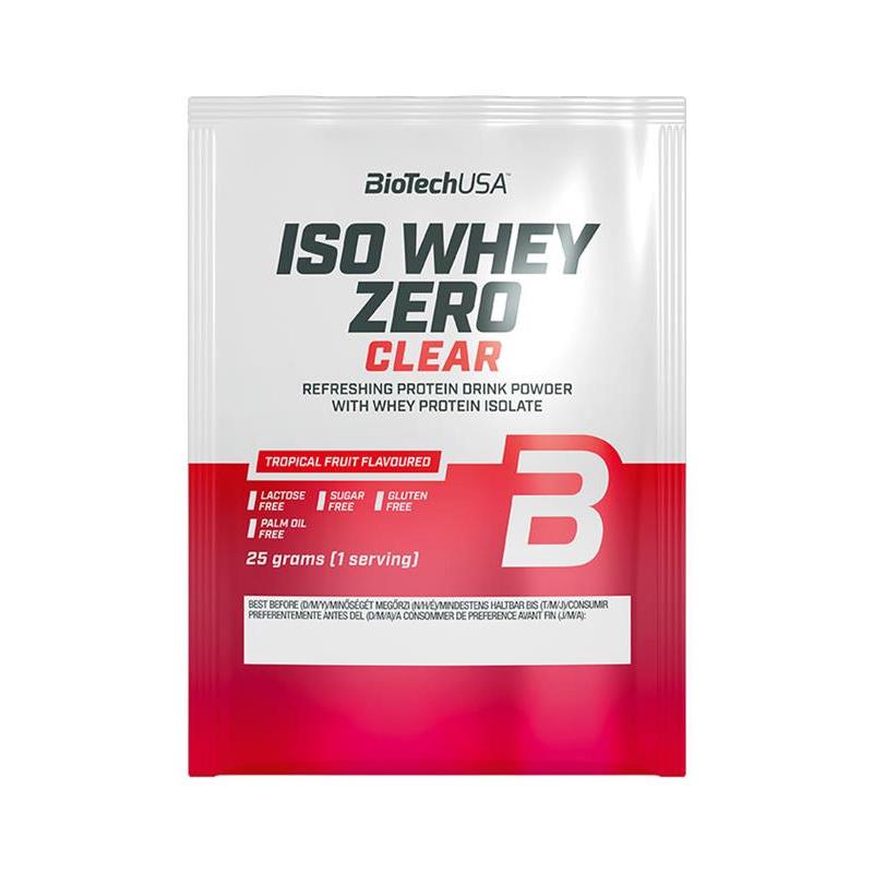 Bautura cu Proteina Iso Whey Zero Clear Fructe Tropicale 25 grame Bio Tech USA