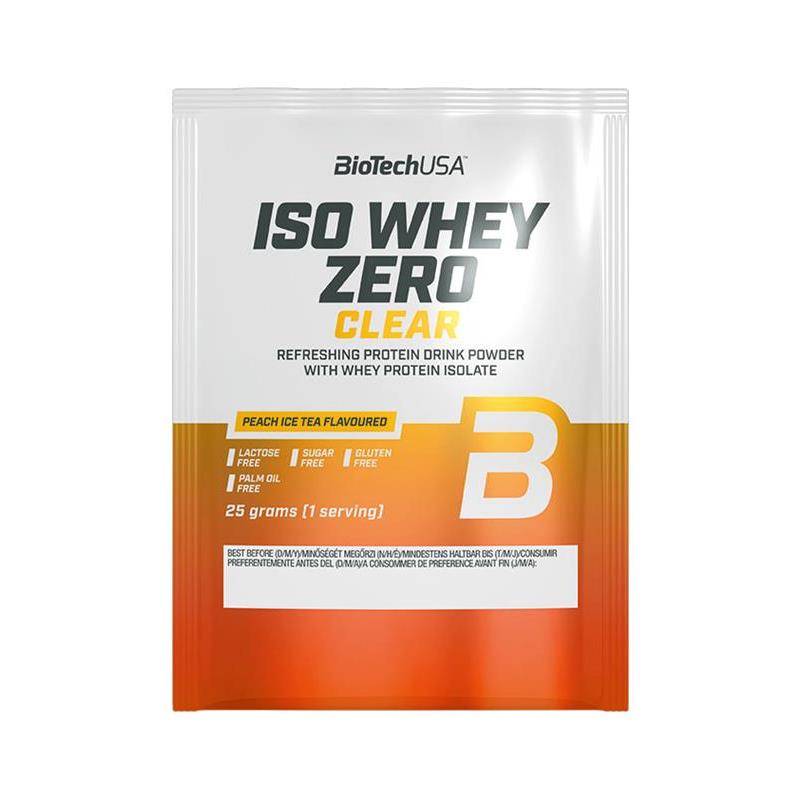 Bautura cu Proteina Iso Whey Zero Clear Piersica 25 grame Bio Tech USA