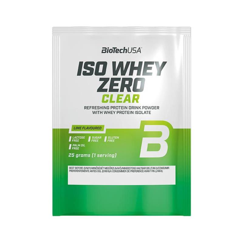 Bautura cu Proteina Iso Whey Zero Clear Lime 25 grame Bio Tech USA