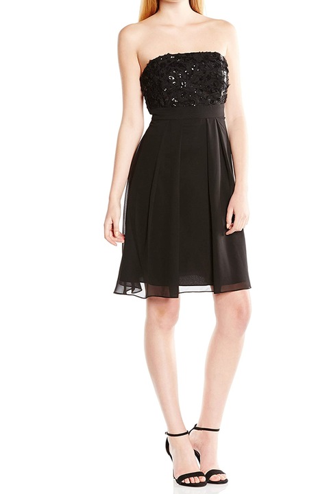 Rochie de dama, Swing, Poliester, Negru, L INTL