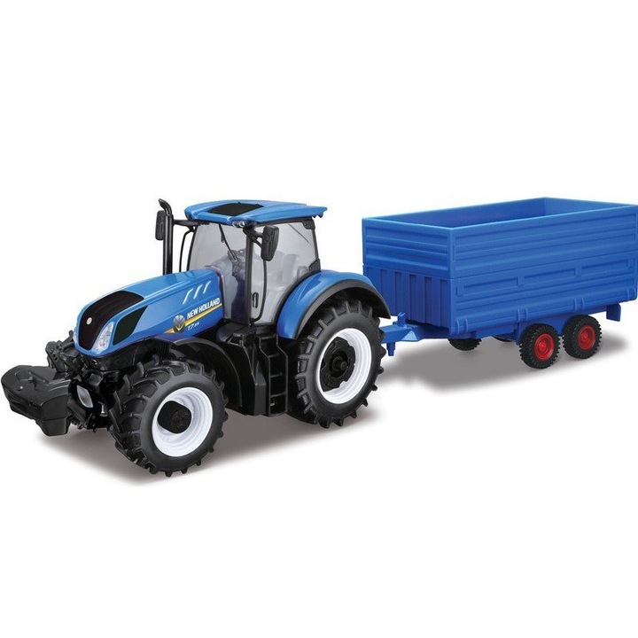 New Holland mezőgazdasági traktor ventilátorral - 1/32 Bburago