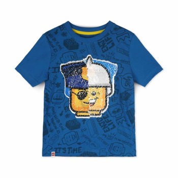 Tricou Desigual 18SBTKX3, Albastru royal, 164 CM Tricou Desigual 18SBTKX3, Albastru royal, 164 CM