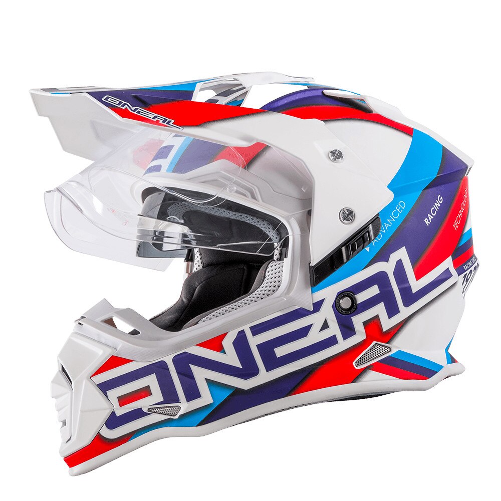 Casca Enduro O'NEAL SIERRA II CIRCUIT DVS /BLUE , Multicolor, XS