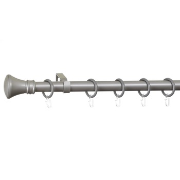 Kit galerie extensibila Gardinia Tiara Argintiu satin 190-340 Ø 25/22 mm Kit galerie extensibila Gardinia Tiara Argintiu satin 190-340 Ø 25/22 mm