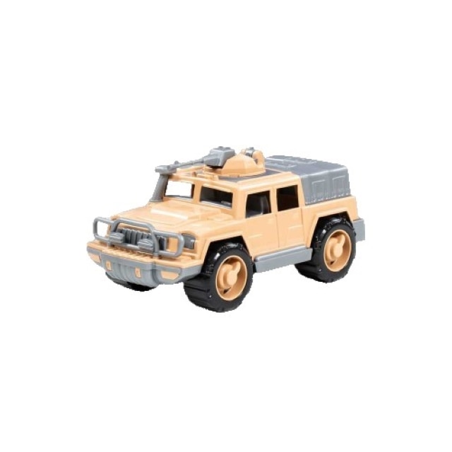 Jeep militar de aparare cu mitraliera , Gri/Bej , 31 cm , 3 ani +