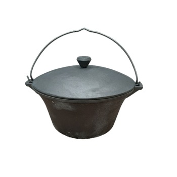 Ceaun fonta 7.2 Litri cu Capac din fonta MRFOC K500 Ceaun fonta 7.2 Litri cu Capac din fonta MRFOC K500