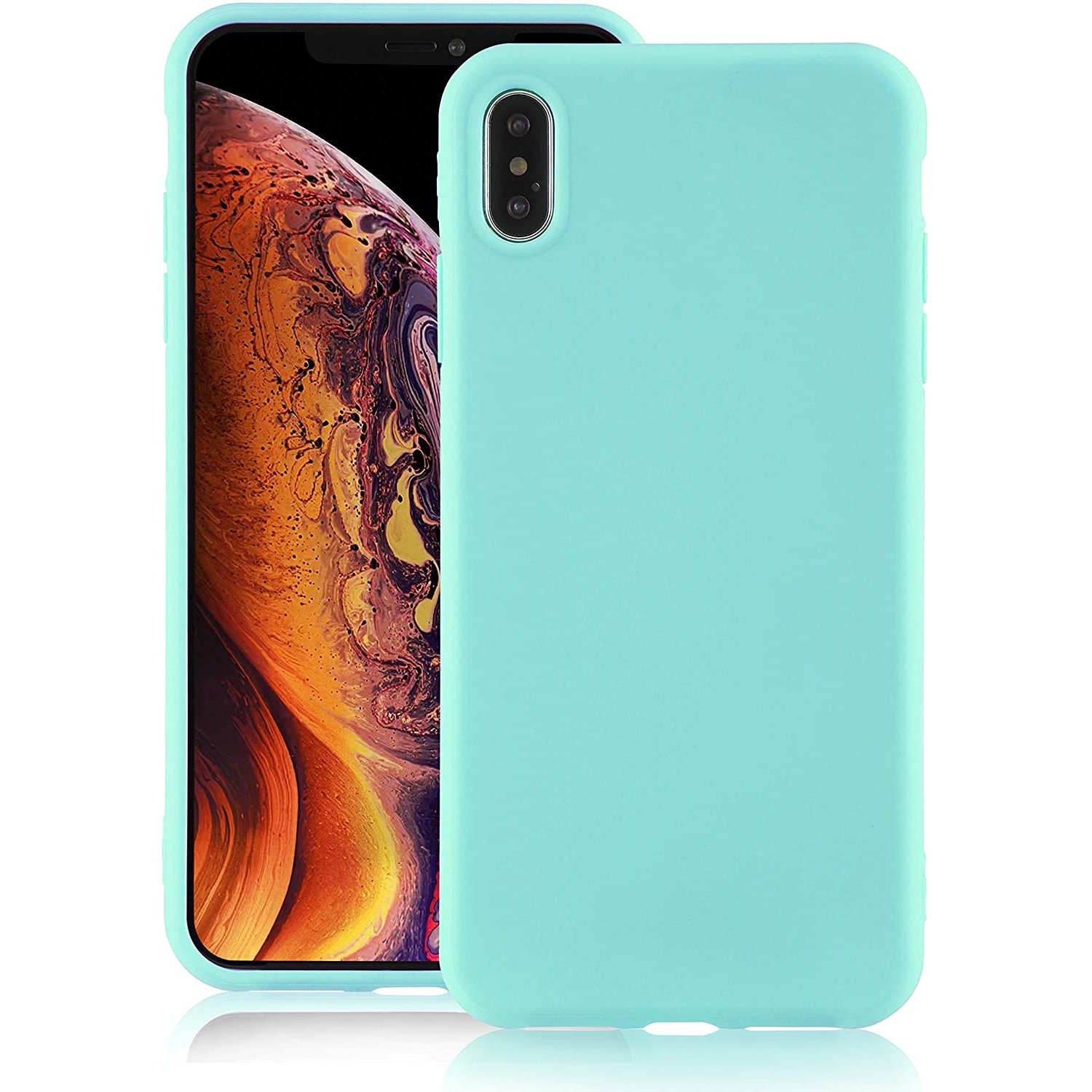 Husa pentru iPhone X, XS 5.8 inch Turcoaz