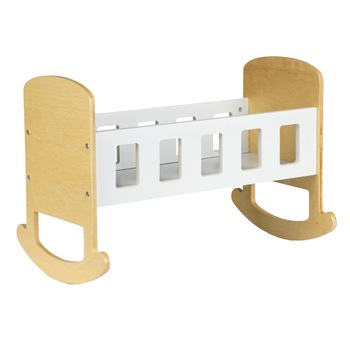 Patut leagan pentru papusi din lemn, finisaje atente cu margini rotunjite, 40 x 24 x 28 cm Patut leagan pentru papusi din lemn, finisaje atente cu margini rotunjite, 40 x 24 x 28 cm