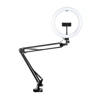 Suport tip brat pentru telefoane PKT3090B Puluz pentru Vlogging, Lampa LED, lumina reglabila, Negru Suport tip brat pentru telefoane PKT3090B Puluz pentru Vlogging, Lampa LED, lumina reglabila, Negru