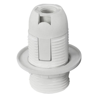 Dulie E14, plastic, alb, 43x55 mm, cu inel de prindere, 524293 Dulie E14, plastic, alb, 43x55 mm, cu inel de prindere, 524293