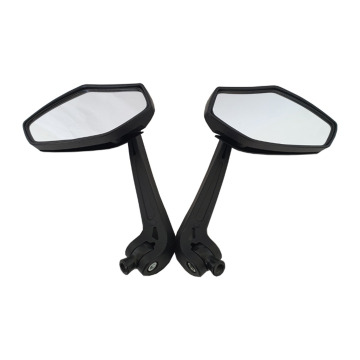 Set oglinzi pentru motocicleta, Paolo, negru, 2 bucati