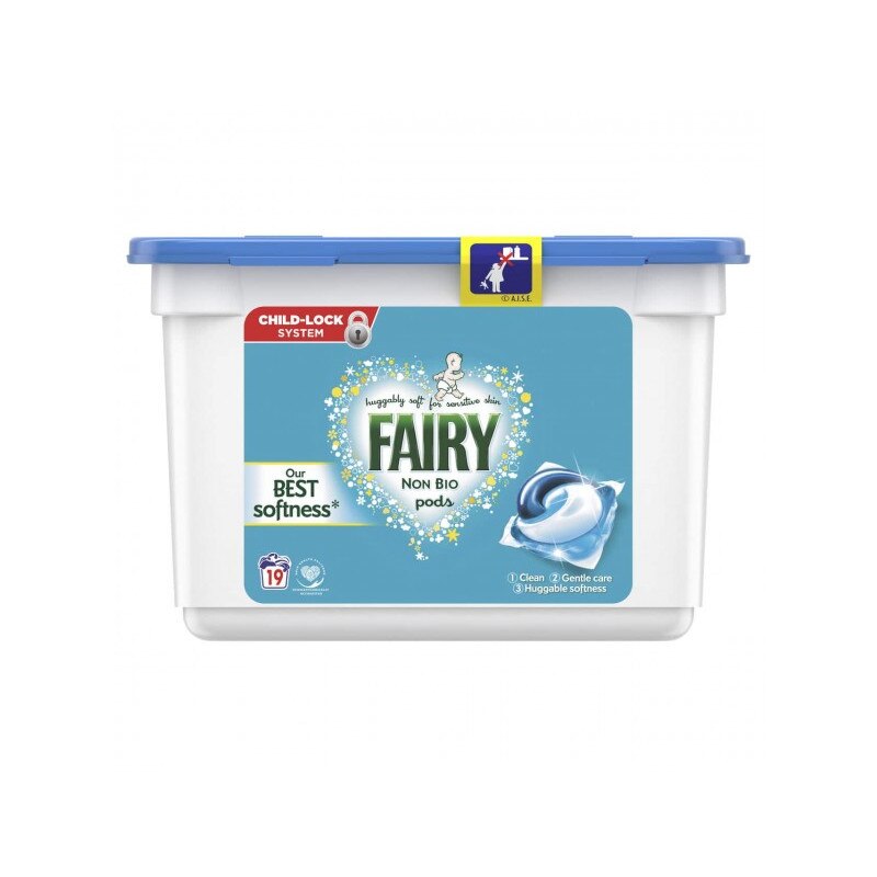 Detergent capsule Fairy Non Bio 19 spalari