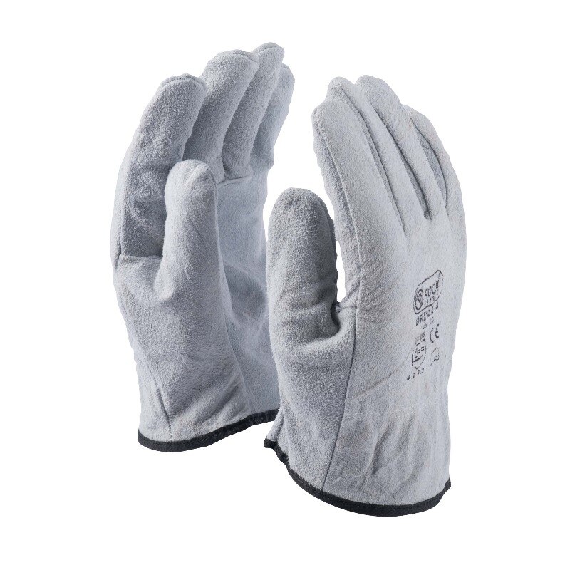 Manusi de protectie, Driver 4, pentru soferi, integral din piele, culoarea/gri, marimea 10/XL