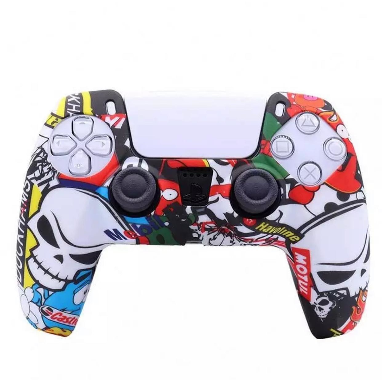 Husa silicon pentru controller PS5, Dred