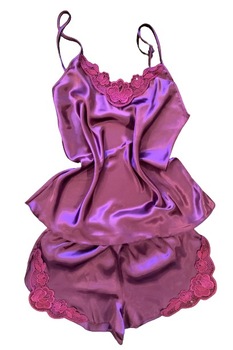 Pijama satin, Sener, S/M, Mov Pijama satin, Sener, S/M, Mov