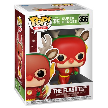 Figurina Funko POP! Heroes - Holiday Rudolph The Flash 356 Figurina Funko POP! Heroes - Holiday Rudolph The Flash 356