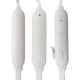 Casti Bluetooth cu fir JVC Marshmallow Wireless HA-FX35BT-W, microfon, magnet, albe